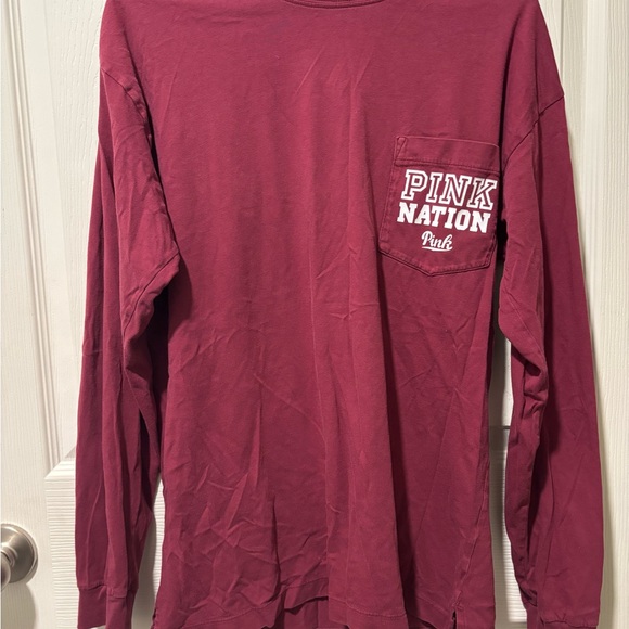 ✨ PINK Nation Long Sleeve Tee ✨ - Picture 2 of 5
